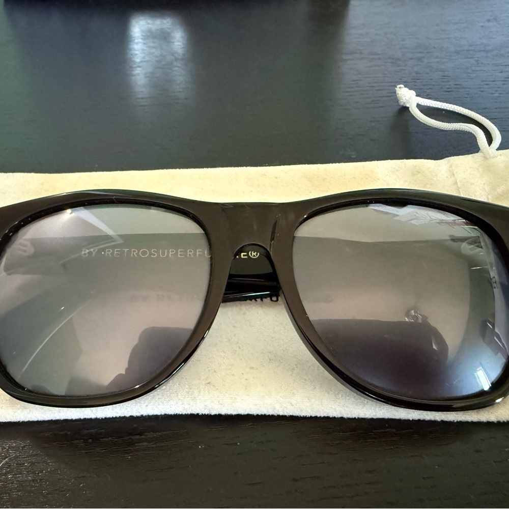 RetroSuperFuture Sleek Black Eyewear